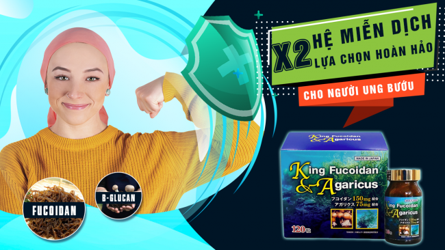 King Fucoidan hỗ trợ điều trị ung thư