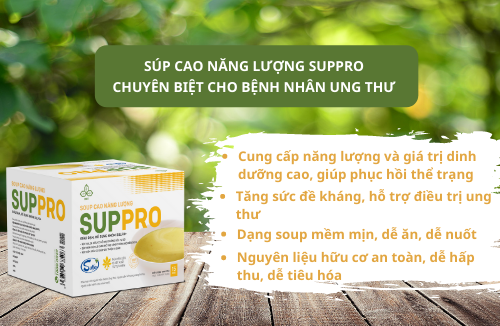 Soup cao năng lượng Suppro chuyên biệt cho bệnh nhân ung thư